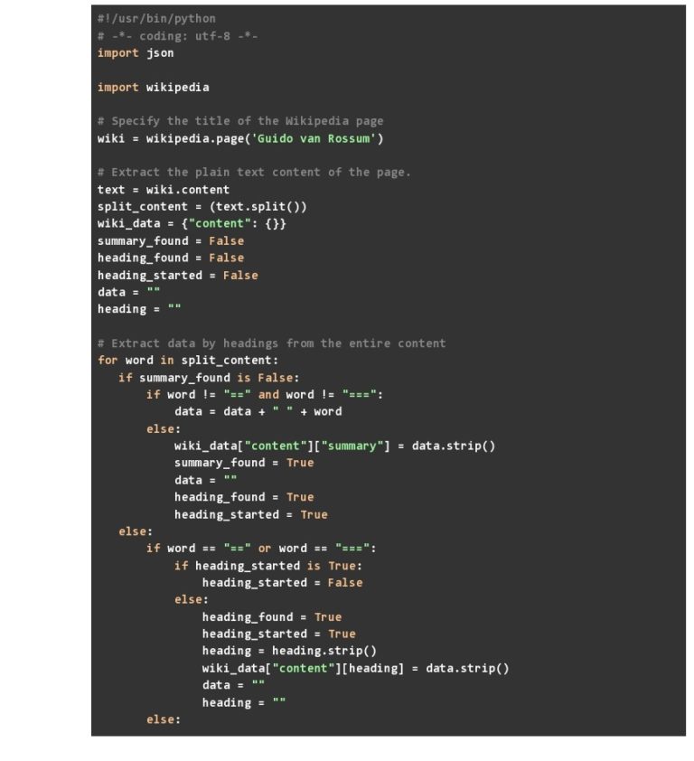 Wikipedia Data Extraction Using Python - PromptCloud