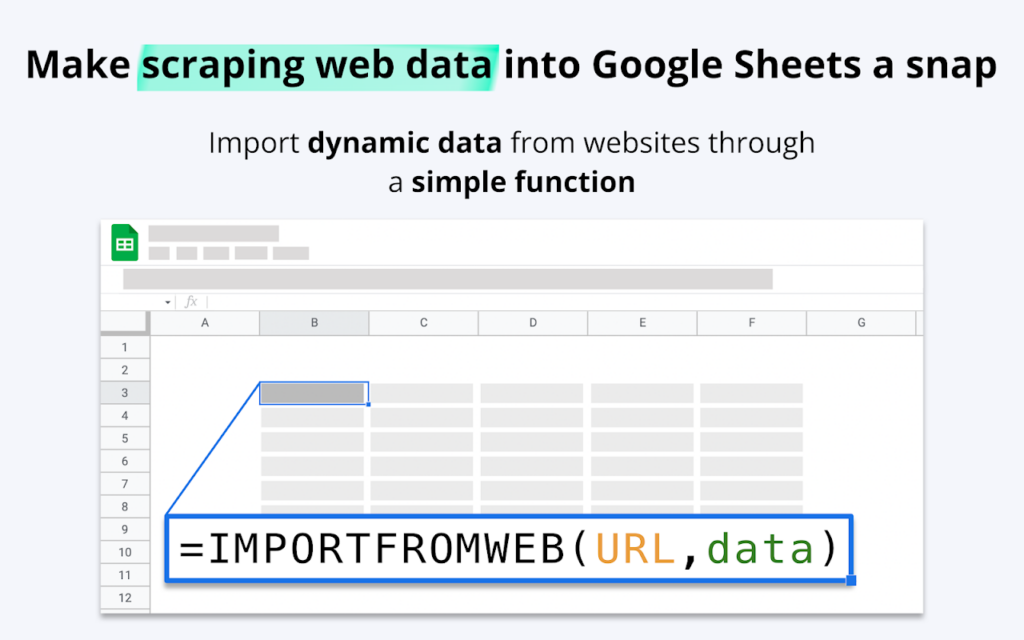 data extraction google sheets- google function