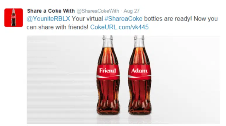 Campaigns from Coca-Cola’s Social Media