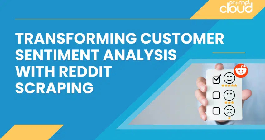 Reddit scraper extracting data for customer sentiment analysis