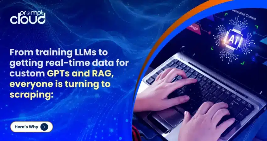 From training LLMs to getting real-time data for custom GPTs and RAG