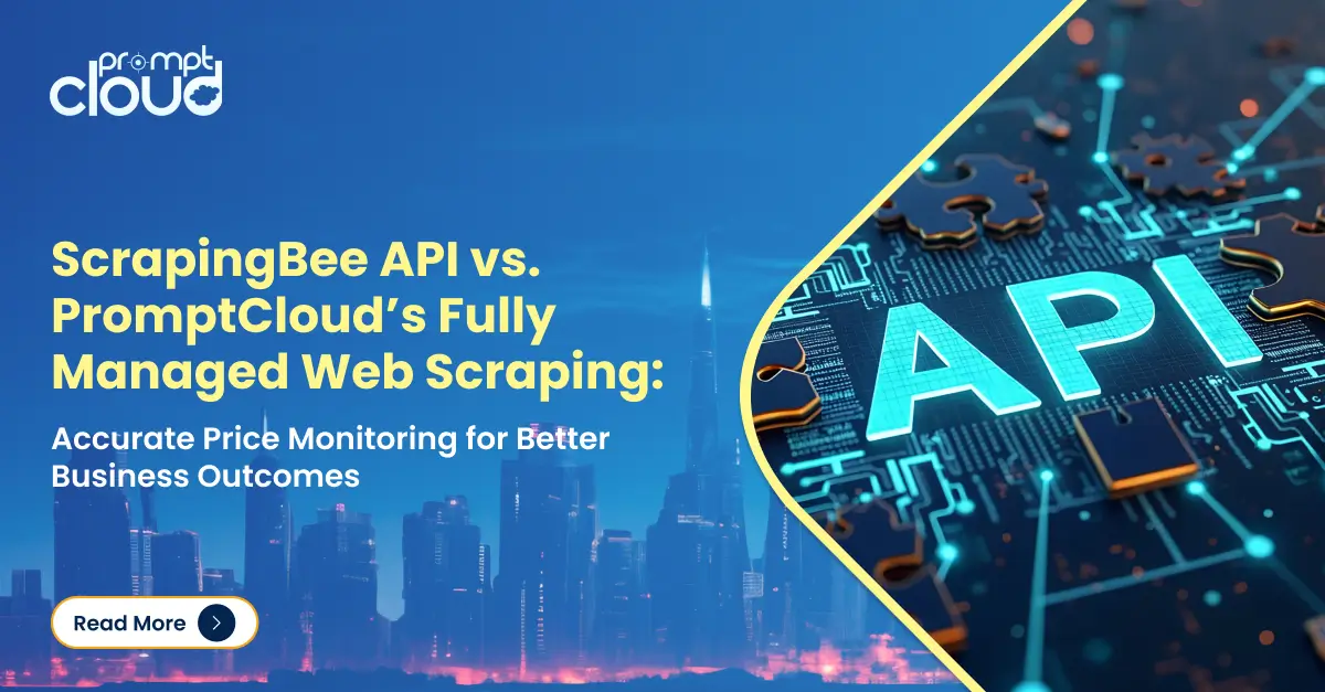 ScrapingBee API vs. PromptCloud for web scraping