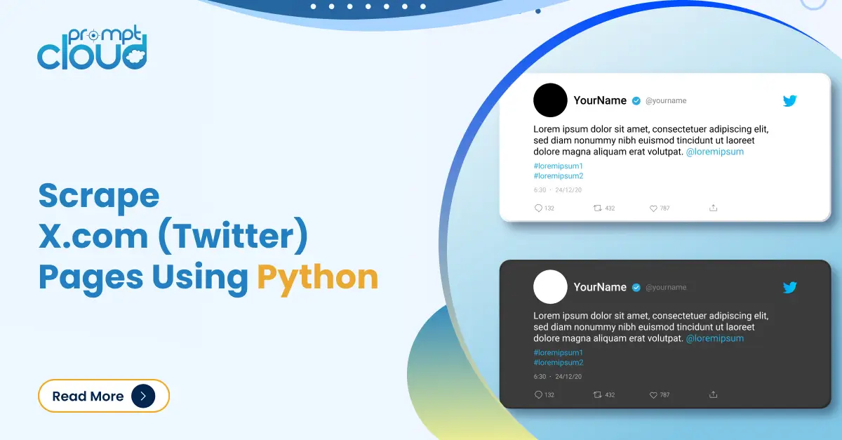 Scrape X.com (Twitter) Pages Using Python