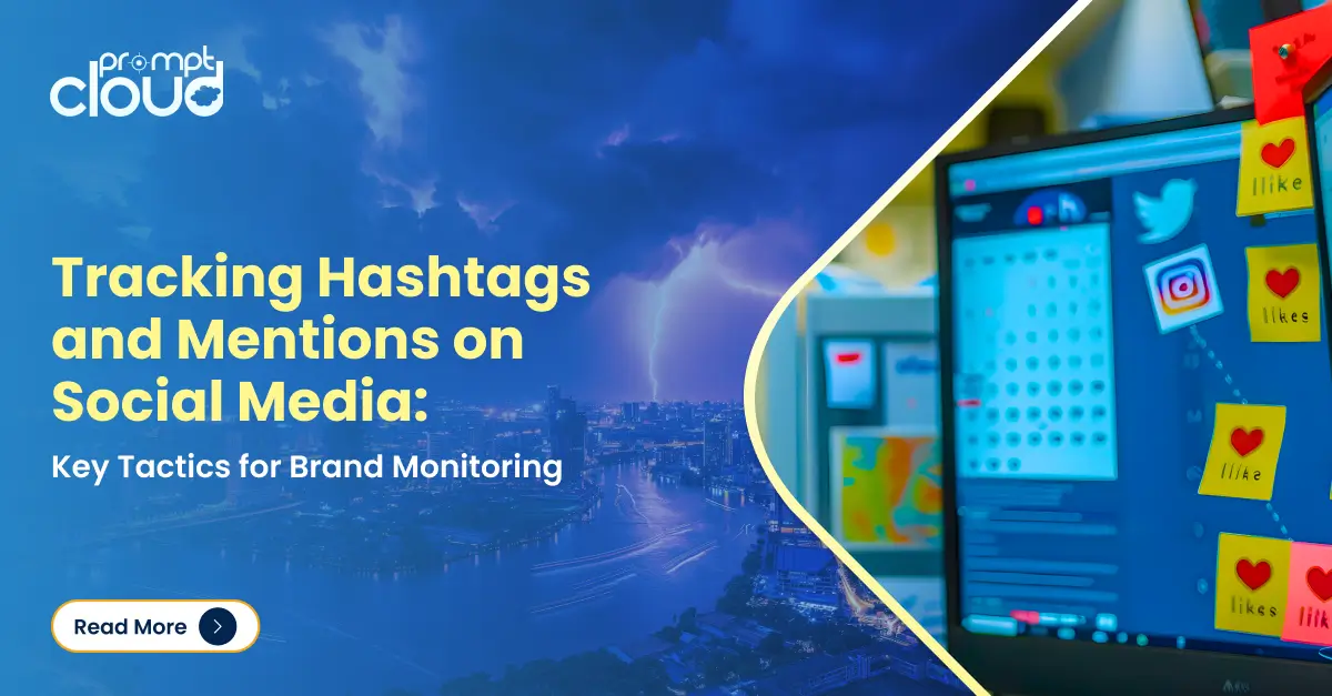 digital dashboard analyzing social media mentions and hashtags