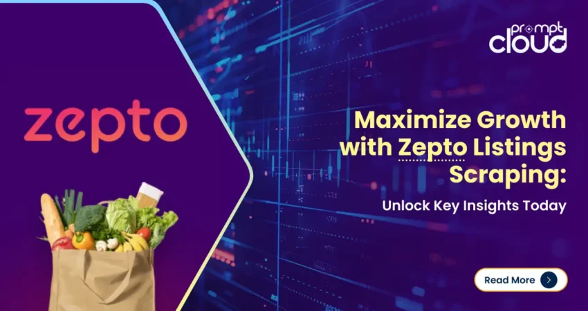 Zepto best prices data scraping for quick commerce