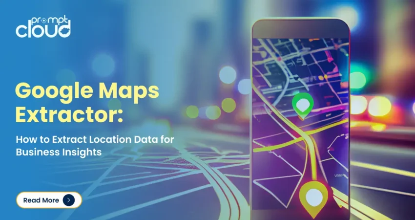 google maps extractor gathering location-based business information