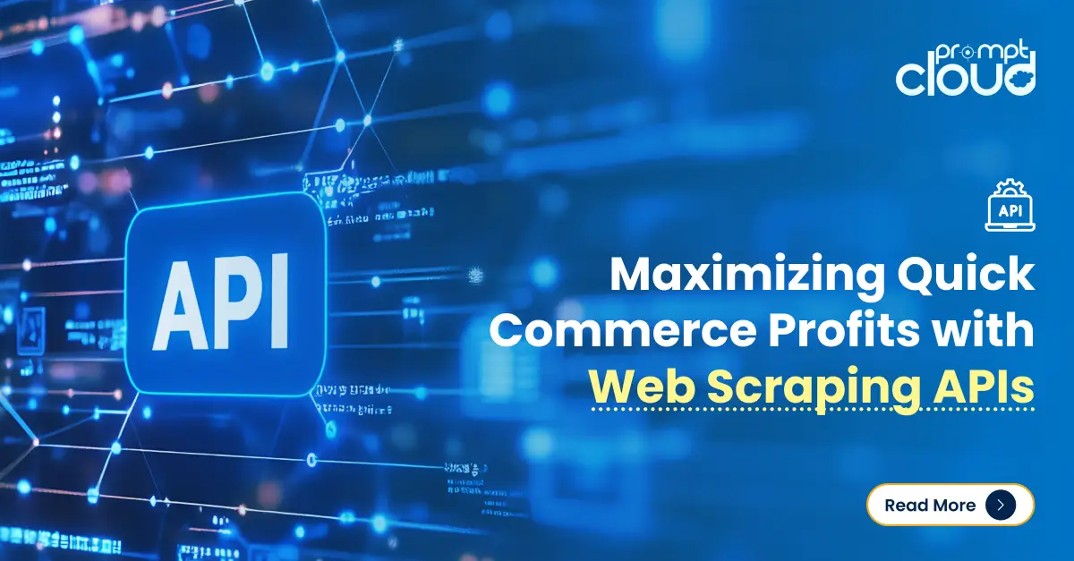 How web scraping APIs help quick commerce businesses optimize pricing and inventory.