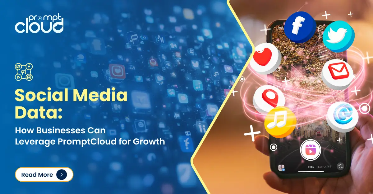 Social media data analysis using PromptCloud's social media scraping tools